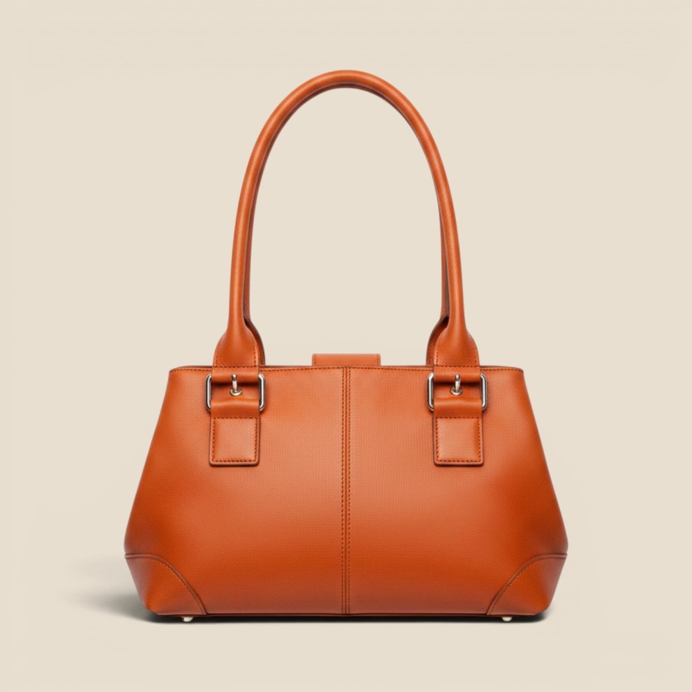 Wilsons Leather Burnt Orange Genuine Leather Shoulder Bag Satchel‎ 32844-15